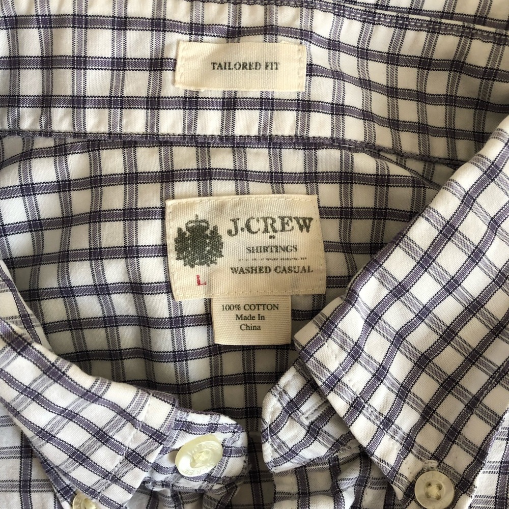 J. Crew Tailored Fit Button Up